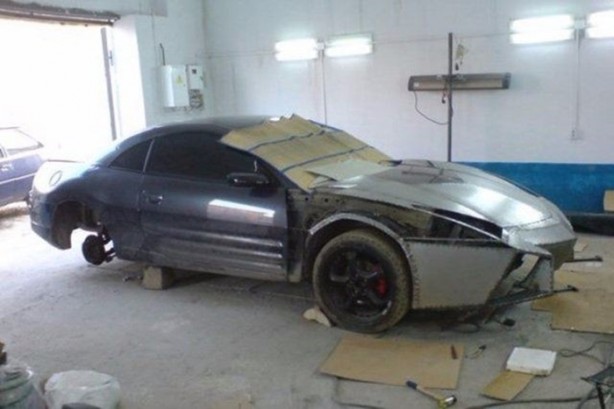 Foto - Kendine Lamborghini yaptı!