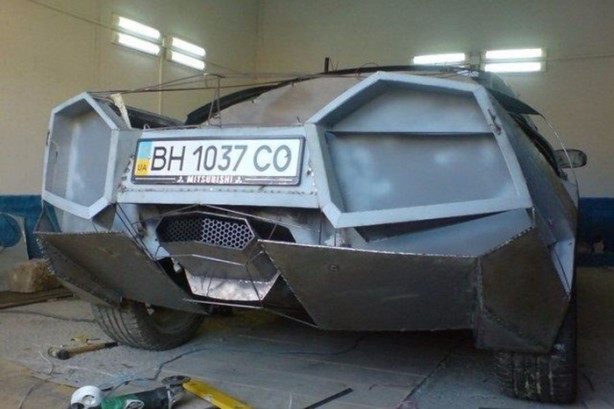 Foto - Kendine Lamborghini yaptı!