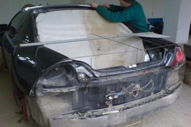 Foto - Kendine Lamborghini yaptı!