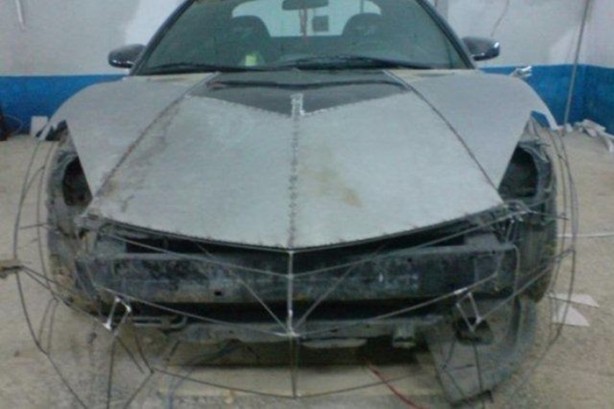 Foto - Kendine Lamborghini yaptı!