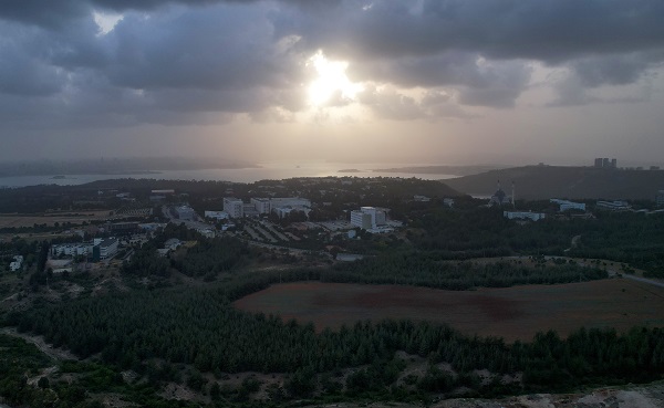 Foto - Kenti kaplayan toz bulutu dronla görüntülendi