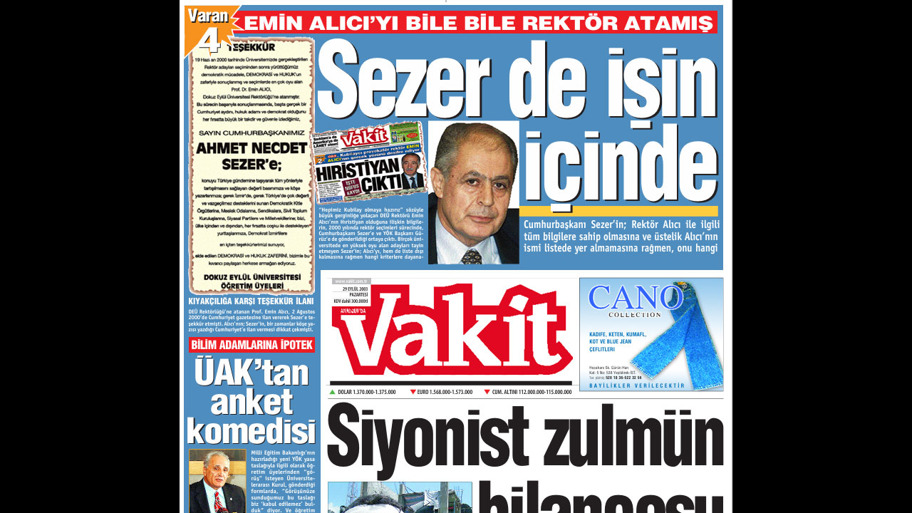 Foto - "Keşke Anadolu Müslüman olmasaydı" demişti! Artin’in torunu Emin öldü, kirli sicili kaldı