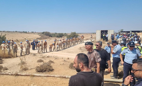 Foto - Kıbrıs’ta gergin anlar! BM askerleri ile Türk askeri karşı karşıya geldi