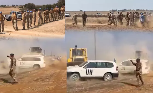 Foto - Kıbrıs’ta gergin anlar! BM askerleri ile Türk askeri karşı karşıya geldi