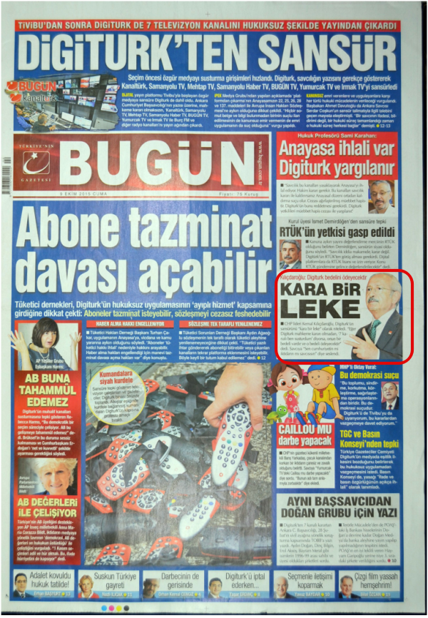 Foto - Kılıçdaroğlu, FETÖ aşkı için Digitürk aboneliğini iptal ettirdi!