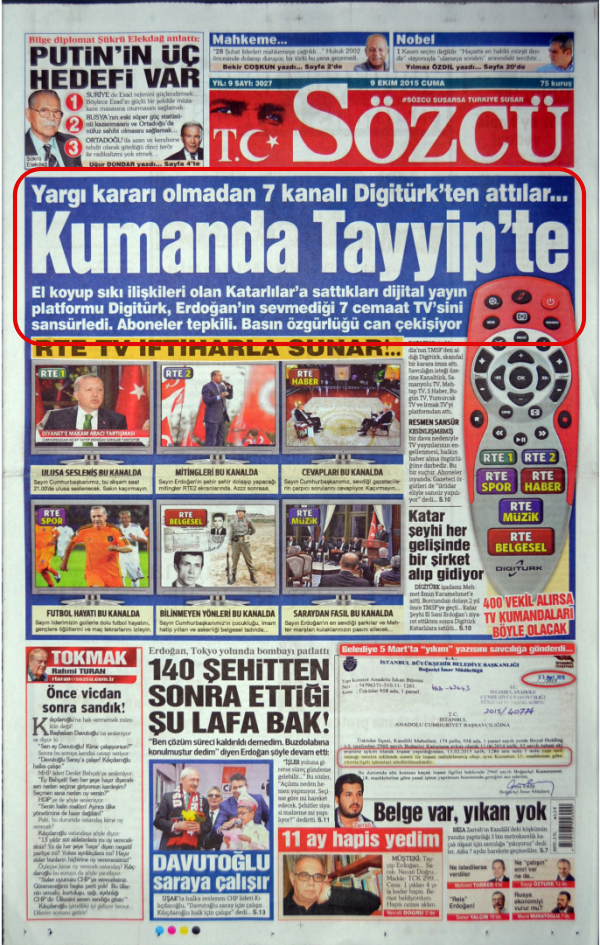 Foto - Kılıçdaroğlu, FETÖ aşkı için Digitürk aboneliğini iptal ettirdi!