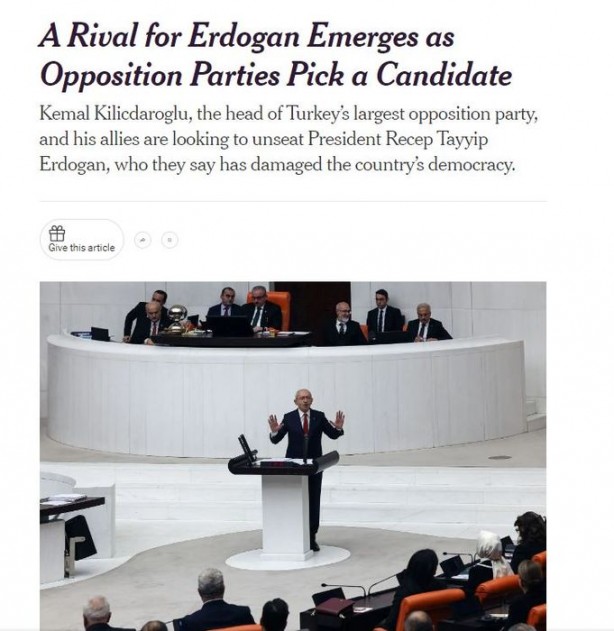 Foto - Kılıçdaroğlu'nun adaylığı dünya basınında: Karizmadan yoksun şansı var mı?
