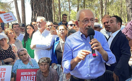 Foto - Kılıçdaroğlu'nun 'çevreci' şovu kısa sürdü! Akbelenli köylüleri tehdit etti