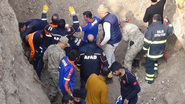 Foto - Kilis'te göçük altında kalan 2 işçi hayatını kaybetti