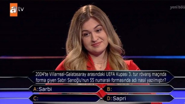 Foto - Kim Milyoner Olmak İster programında Sabri Sarıoğlu sorusu geceye damga vurdu
