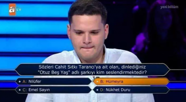 Foto - Kim Milyoner Olmak İster'de 1 milyonluk soru açıldı! Yarışmacının aldığı karar izleyenleri şaşkına çevirdi