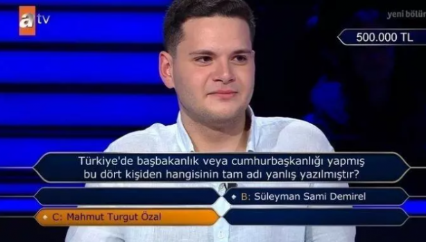 Foto - Kim Milyoner Olmak İster'de 1 milyonluk soru açıldı! Yarışmacının aldığı karar izleyenleri şaşkına çevirdi