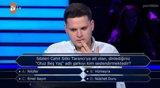 Foto - Kim Milyoner Olmak İster'de 1 milyonluk soru açıldı! Yarışmacının aldığı karar izleyenleri şaşkına çevirdi
