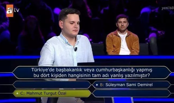 Foto - Kim Milyoner Olmak İster'de 1 milyonluk soru açıldı! Yarışmacının aldığı karar izleyenleri şaşkına çevirdi