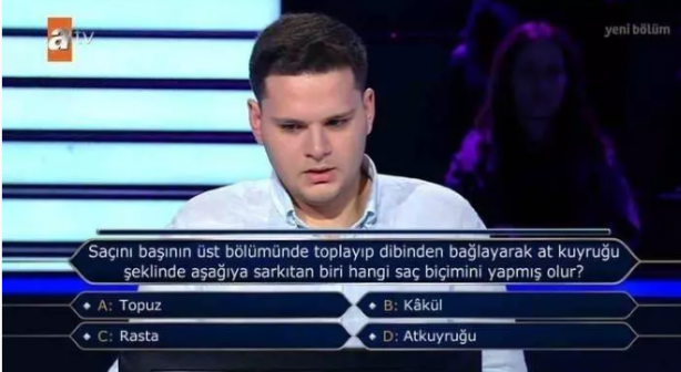 Foto - Kim Milyoner Olmak İster'de 1 milyonluk soru açıldı! Yarışmacının aldığı karar izleyenleri şaşkına çevirdi