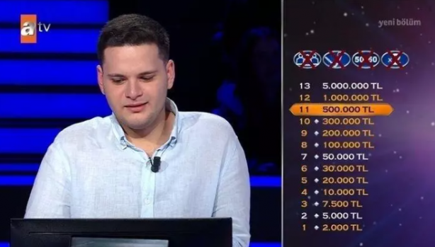 Foto - Kim Milyoner Olmak İster'de 1 milyonluk soru açıldı! Yarışmacının aldığı karar izleyenleri şaşkına çevirdi