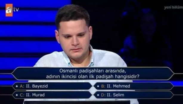 Foto - Kim Milyoner Olmak İster'de 1 milyonluk soru açıldı! Yarışmacının aldığı karar izleyenleri şaşkına çevirdi
