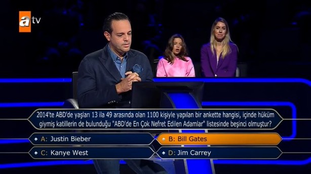 Foto - Kim Milyoner Olmak İster'de dikkat çeken 'ABD' sorusu! Cevabı herkesi şaşırttı