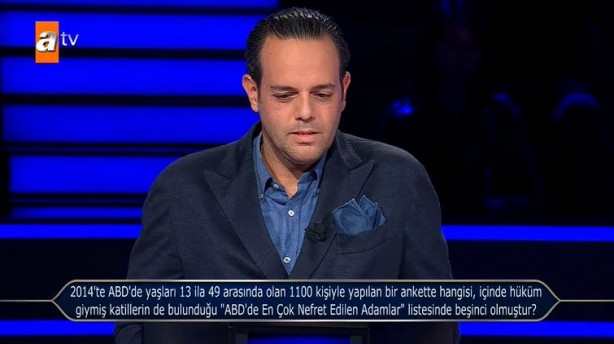 Foto - Kim Milyoner Olmak İster'de dikkat çeken 'ABD' sorusu! Cevabı herkesi şaşırttı