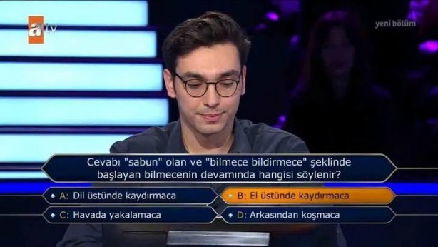 Foto - Kim Milyoner Olmak İster'de geceye damga vuran 'Osmanlı' sorusu! Joker hakkı kalmayan genç yarışmacı...