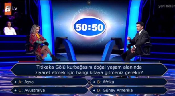 Foto - Kim Milyoner Olmak İster'de ilginç anlar! Soruyu bilemedi, stüdyoyu terk etti!