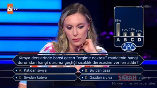 Foto - Kim Milyoner Olmak İster'de joker kullanan yarışmacı hayatının şokunu yaşadı