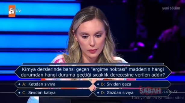 Foto - Kim Milyoner Olmak İster'de joker kullanan yarışmacı hayatının şokunu yaşadı