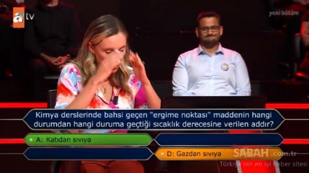 Foto - Kim Milyoner Olmak İster'de joker kullanan yarışmacı hayatının şokunu yaşadı