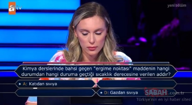 Foto - Kim Milyoner Olmak İster'de joker kullanan yarışmacı hayatının şokunu yaşadı