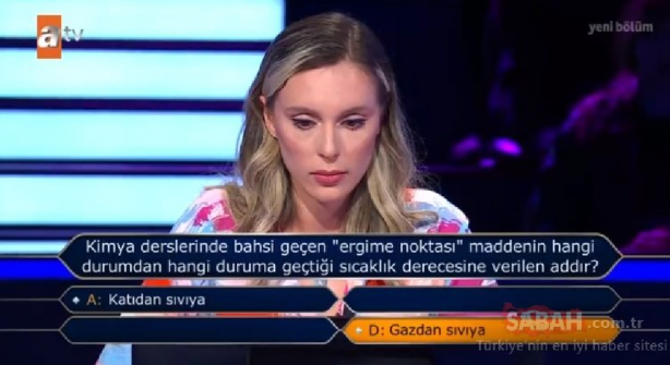 Foto - Kim Milyoner Olmak İster'de joker kullanan yarışmacı hayatının şokunu yaşadı