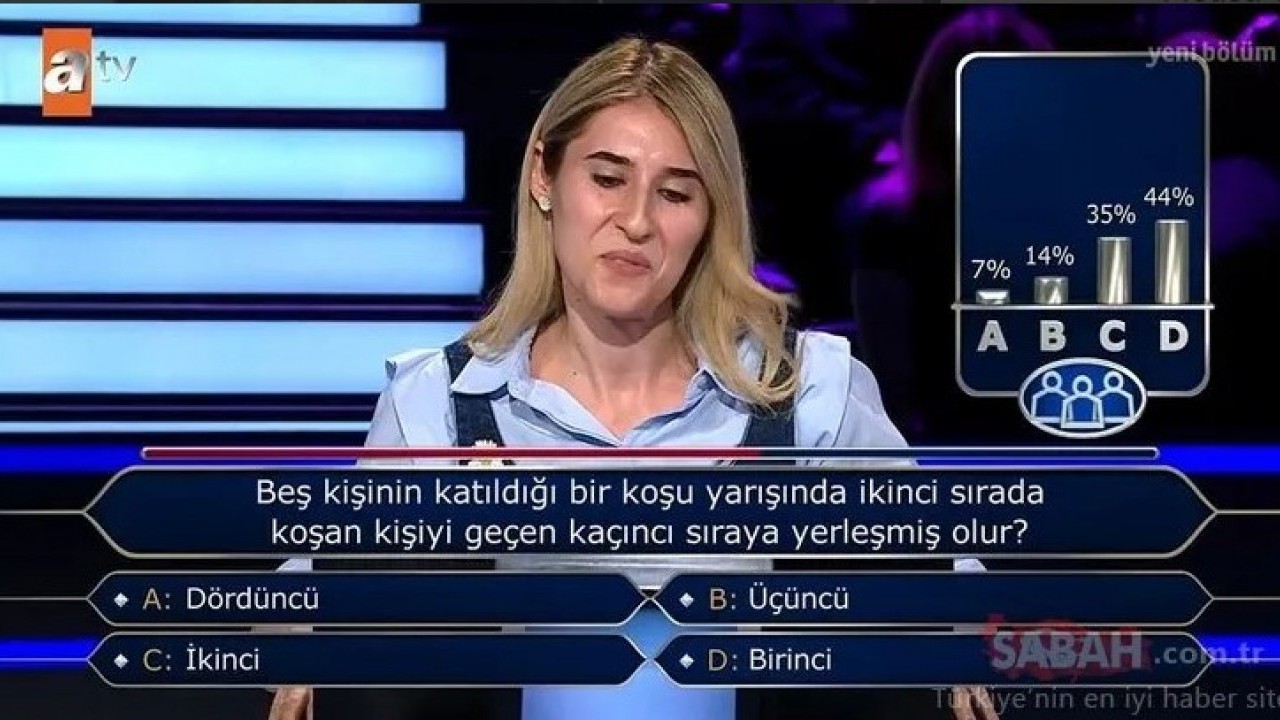 Foto - Kim Milyoner Olmak İster’de şaşırtan soru! Seyirci jokerine güvendi 0 çekti