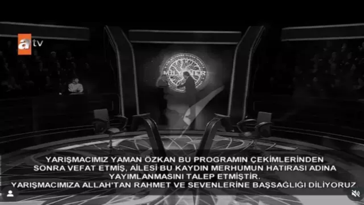 Foto - Kim Milyoner Olmak İster’den acı haber geldi! Yayın sonrası maalesef hayatını kaybetti