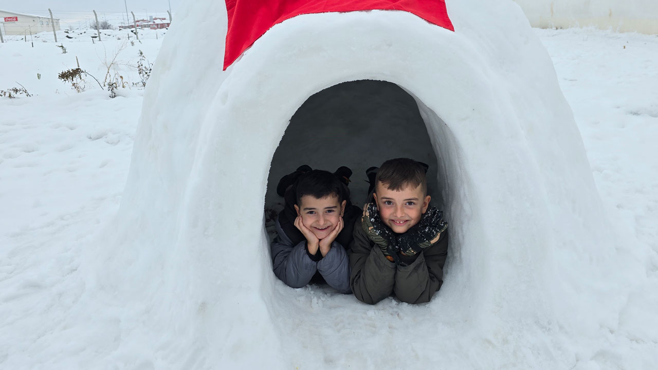 Kimse gözlerine inanamadı! Burası Alaska değil Yozgat