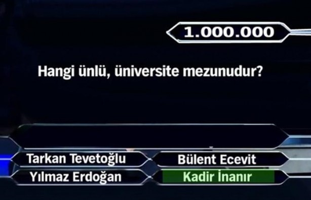Foto - Kimsenin göremediği 1 milyon TL'lik sorular