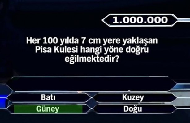 Foto - Kimsenin göremediği 1 milyon TL'lik sorular