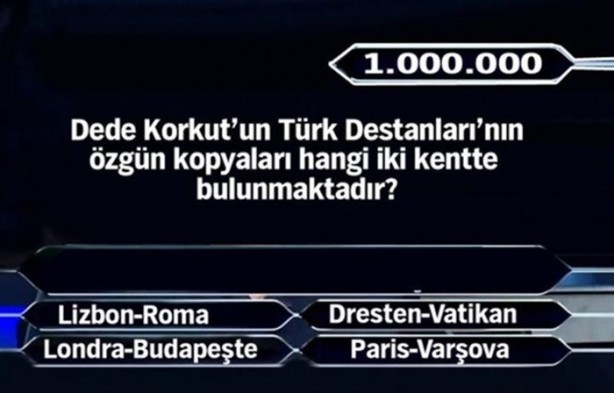 Foto - Kimsenin göremediği 1 milyon TL'lik sorular