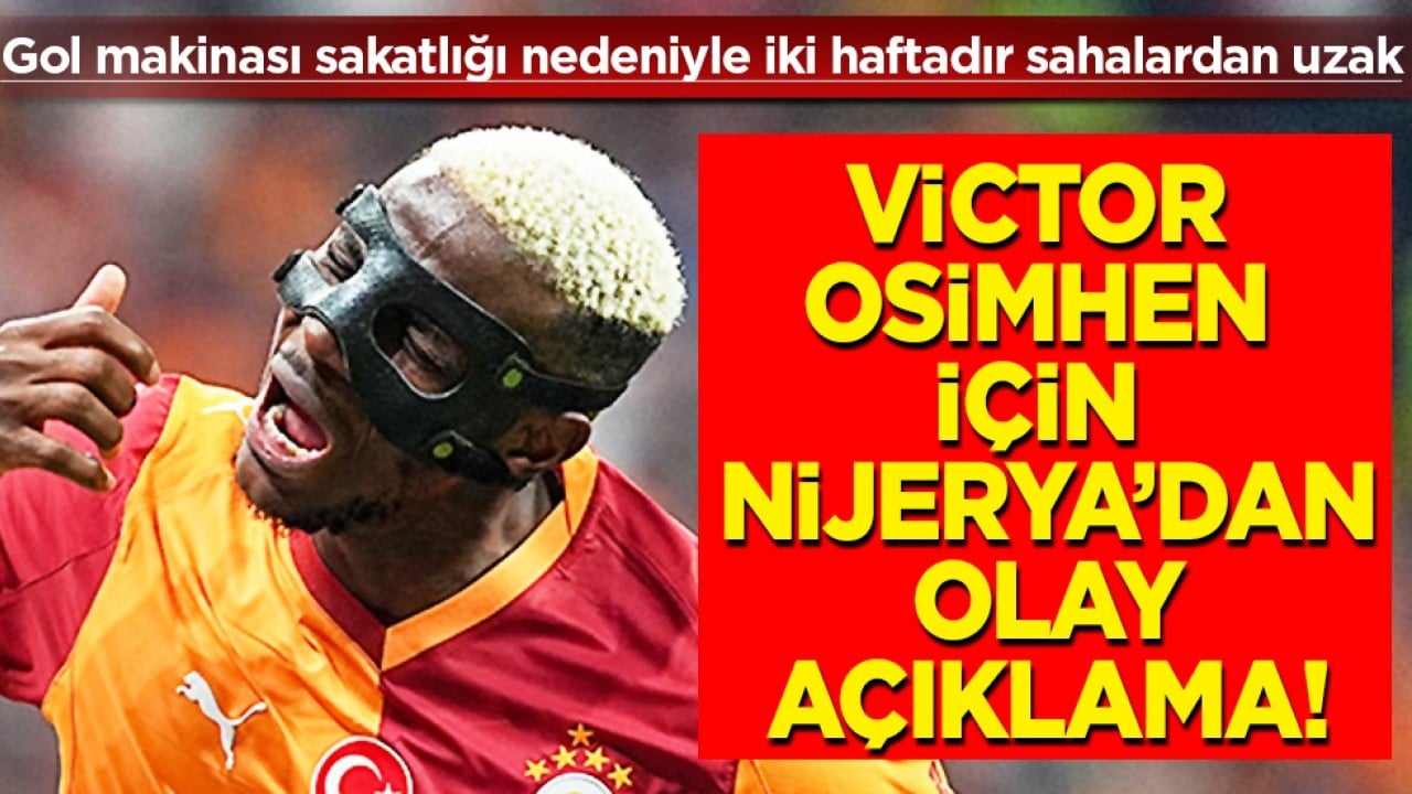 İzin vermediler: Galatasaray'ın Osimhen talebine Nijerya'dan anında yanıt.. herkes şaştı kaldı