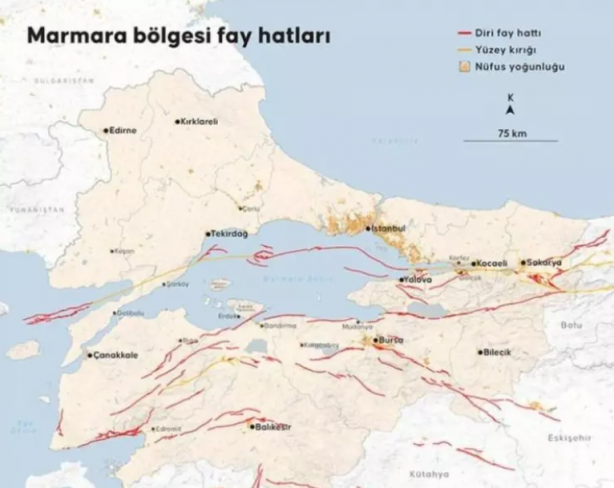 Foto - Kırılmaya en yakın yer işte burası! Kırılırsa 7.8 büyüklüğünde deprem üretecek