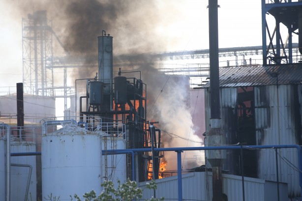 Foto - Kırklareli'nde kimya ve entegre atık tesisinde yangın!