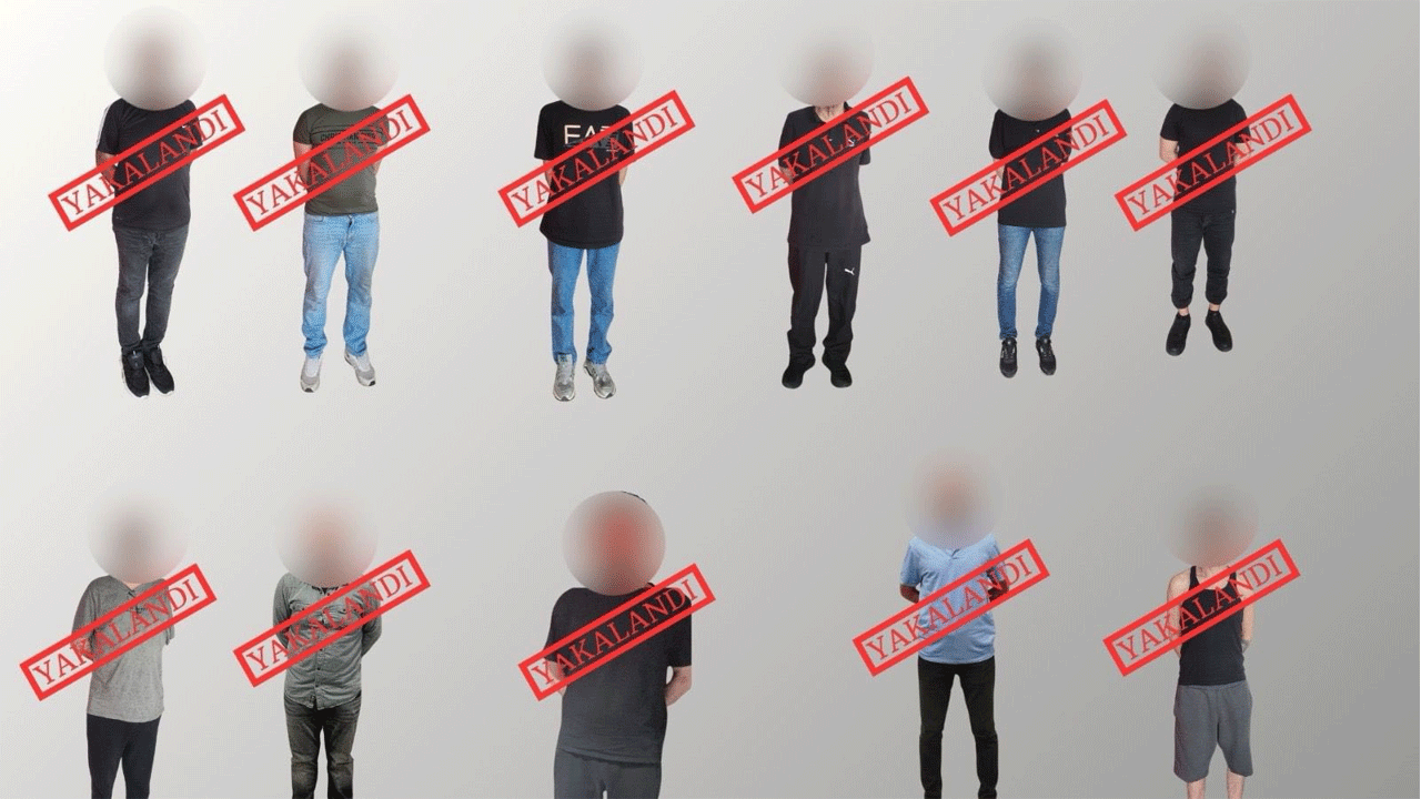 Kırmızı bültenle aranıyorlardı... 11 suçlu paketlendi