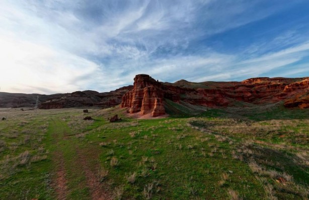 Foto - Türkiye'nin Grand Kanyon'u: Kırmızı Peri Bacaları