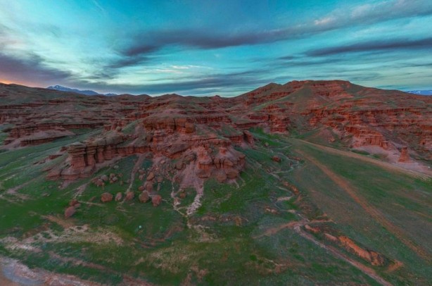 Foto - Türkiye'nin Grand Kanyon'u: Kırmızı Peri Bacaları