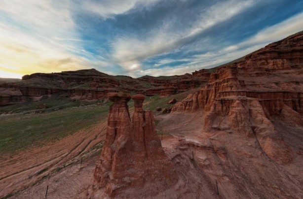 Foto - Türkiye'nin Grand Kanyon'u: Kırmızı Peri Bacaları