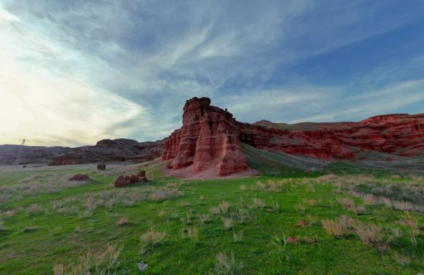 Foto - Türkiye'nin Grand Kanyon'u: Kırmızı Peri Bacaları