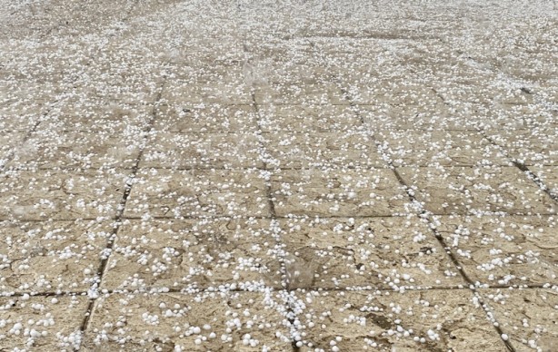 Kırşehir'de dolu ve sağanak