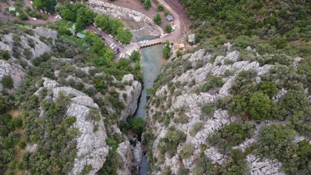 Kisecik kanyonu görenleri hayran bırakıyor!
