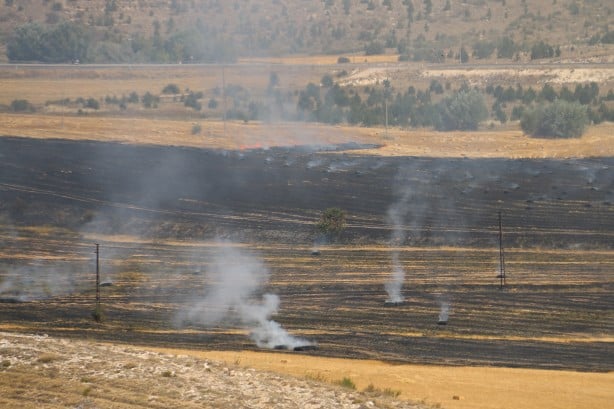 Foto - Kışlık mahsulü kül oldu