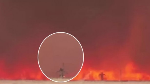 Kıyamet gibi! Zamora'da cehennem görüntüsü