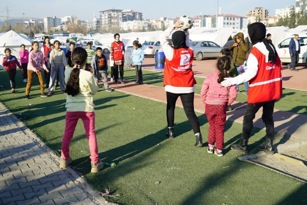 Kızılay’dan afetzede çocuklara yönelik psikososyal destek 