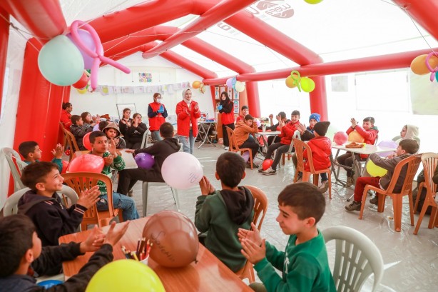 Foto - Kızılay’dan afetzede çocuklara yönelik psikososyal destek 